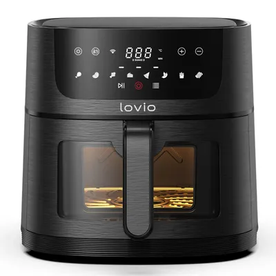 Produktbild von Fettfreie Heißluftfritteuse Air Fryer LOVIO PureFry XL Smart LVAF002BK