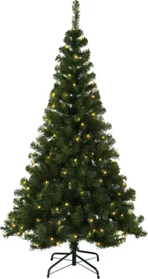 Produktbild von Best Season LED-Weihnachtsbaum "Ottawa" beleuchtet, outdoor ca.180 cm, 180 warm white LED, Kunststoff-Fuß, 609-02