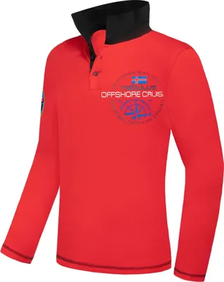 Zdjęcie produktu dla Nebulus Poloshirt langarm BILLER Herren, Koszula, Bluza, Polo, P5397 - Herren, rot, L