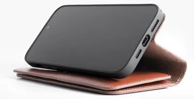 Produktbild von Wachikopa Lederhülle kompatibel mit iPhone 12 Pro Max mit Kartenfach