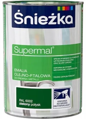 Zdjęcie produktu dla ŚNIEŻKA Supermal zielony błyszczący 6002 0.8L