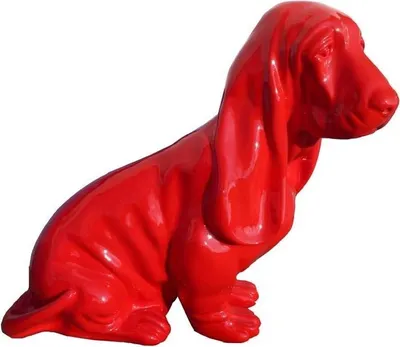 Obrázok produktu pre Abstraktné Deco Figúrka Socha Sochy Sochy Červený pes New