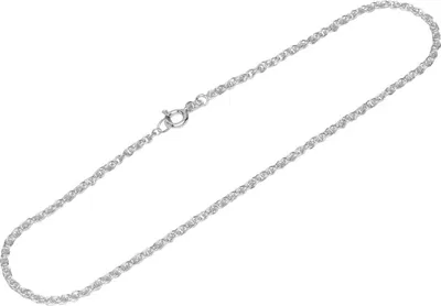 Produktbild von Fusskette 925 Sterling Silber 26cm Doppelanker Kette Damen Fusskette Fußschmuck