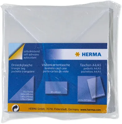 Produktbild von HERMA Dreiecktaschen 75 x 75 100St.