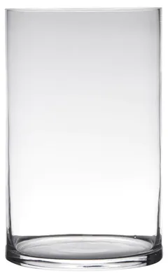 Produktbild von Hakbijl Glass Vase - Zylinder - transparent - Glas - 30 x 19 cm