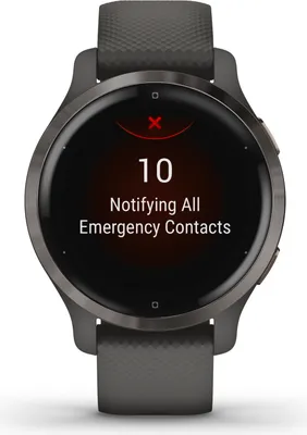 Immagine prodotto di Garmin Venu 2S - 40 mm - Nero carbone - Orologio sportivo con cinturino - Silicone - Misura del polso: 110-175 mm