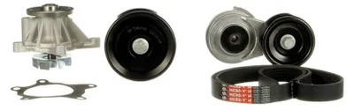 Produktbild von GATES KP96PK2138 Wasserpumpe + Keilrippenriemensatz für HYUNDAI ACCENT IV Stufenheck (RB) für KIA RIO III (UB)