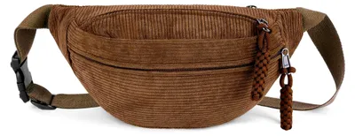 Produktbild von Damen Umhängetasche aus Cord, kleine Bauchtasche, Gürteltasche für Sport und Freizeit