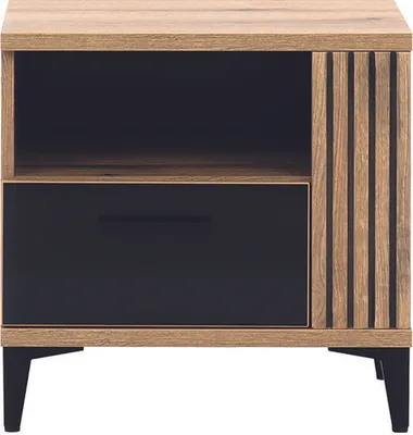 A product shot of a nightstand.