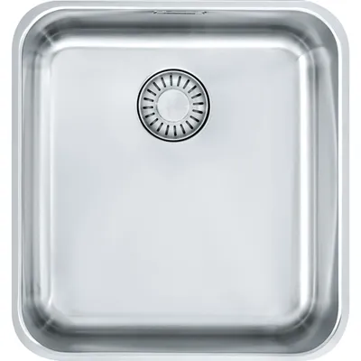 Produktbild von Franke Mythos Unterbauspüle Edelstahlspüle EOX 110-36 Druckknopf Edelstahl ab 40 cm 122.0477.876 - inkl.