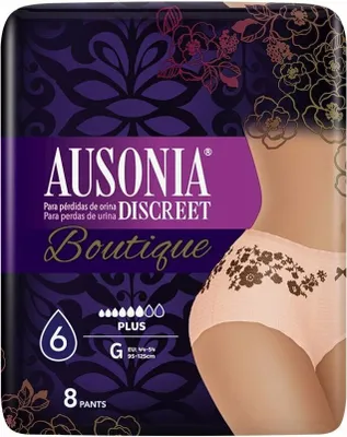 Produktbild von Ausonia Discreet Boutique Braguitas-Pants 8 Units