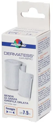Productafbeelding van Comprime medische verband met gaasverband, dermatisch katoen, afmetingen 7x5