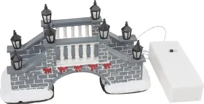 Produktbild von VBS Miniatur Brücke "Kaliningrad", mit LED Beleuchtung, ca. 15,5 x 6,5 x  8 cm