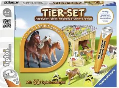 Produktbild von tiptoi® Tier-Set Falabella: Interaktive Spielwelt für die tiptoi® Falabellas und das Andalusier Fohlen
