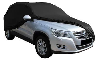 Image de Housse de voiture extérieure adaptée à Volkswagen Tiguan I Noir Imperméable et