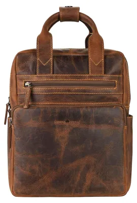 Produktbild von GREENBURRY Freizeitrucksack Rucksack Vintage Backpack Brown braun