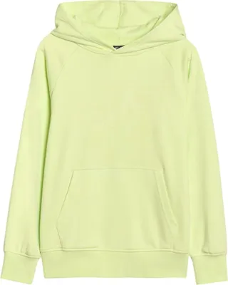 Produktbild von Unifarbenes Oversize Sweatshirt mit Kapuze und Fronttasche aus French Terry