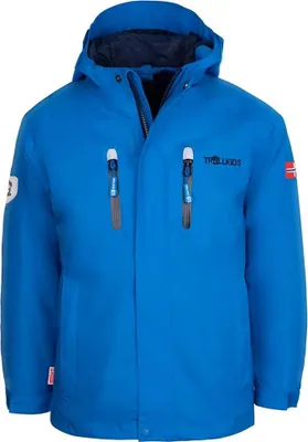 Obrázek produktu pro Trollkids Kids Sognefjord Jacket PRO Boys Raincoat Blue 431-160 Velikost 92