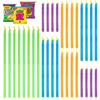 Produktbild von Frischhalteclips Set 32-Teilig, Luftdichte Verschlussklammern Küche Wiederverwendbar