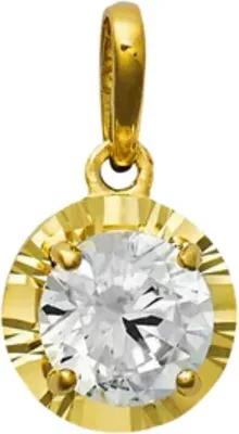 Produktbild von XENOX FINE Anhänger 585/- gelbgold Zirkonia XG14K0201G