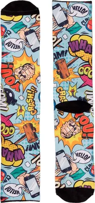 Productafbeelding van Softee Comic sokken, meerkleurig, heren/dames, maat EU 43-46, meerkleurig