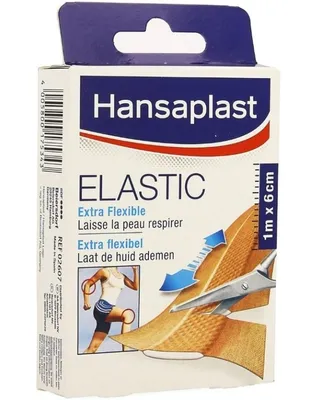 Obrázek produktu pro Hansaplast Elastic Plastry 1 m x 6 cm (PRODUKT Z NIEMIEC)