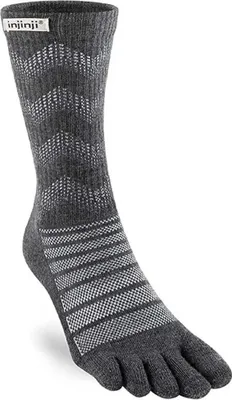 Produktbild von Injinji Outdoor Midweight Crew Wool Socken Grau EU 47.5+ Grau EU 47.5+