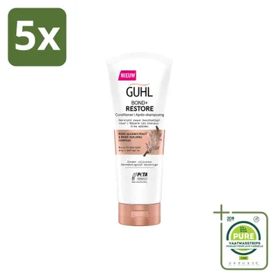 Produktbild von 5 x Guhl Bond+ Restore Conditioner - 200 ml - Großpackung - 5 Stücke