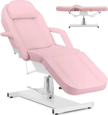 Zdjęcie produktu dla Fotel kosmetyczny do tatuażu masażu spa CAPUA - różowy