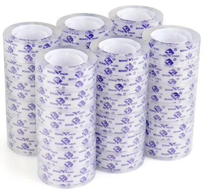 Immagine prodotto di Omgoods - Nastro adesivo trasparente, confezione da 36 rotoli, 18 mm x 25 m