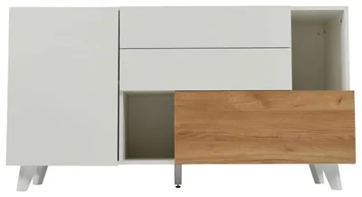 Image de Buffet, design moderne, rangement pratique, BLANC