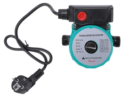 Obrázek produktu pro Oběhové čerpadlo pro teplou vodu, průtok 65 l/min, 3 rychlosti, příkon 46 W, 67 W, 100 W