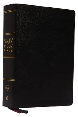 Produktbild von NKJV Study Bible, Premium Lederfaserstoff, Black, Comfort Print