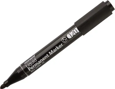 Immagine prodotto di Marcatore permanente Monami, 2 mm, nero