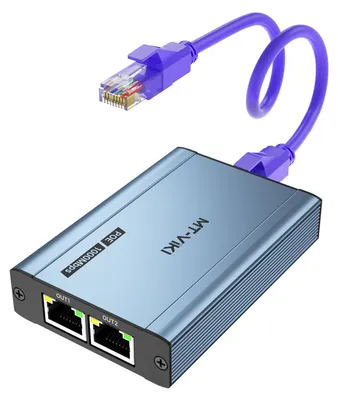 Imagen del producto de Divisor Ethernet PoE de 48V, 1 puerto a 2, 1000 Mbps, 60W
