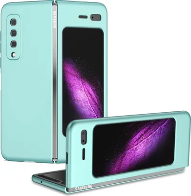 Immagine prodotto di Custodia Samsung Galaxy Fold, custodia rigida sottile in PC resistente ai graffi per Samsung Galaxy Fold 2019 Blu