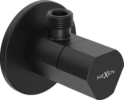 Obrázek produktu pro Mexen T rohový ventil k baterii 1/2""x3/8"", černý - 79973-70