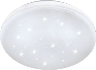 Image de Plafonnier rond Frania-S, 28 cm - 3000K, effet stéréoscopique, blanc