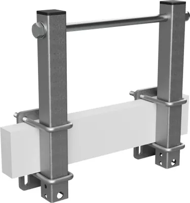 Immagine prodotto di Supporti con asse supporto per rulli laterali rimorchio de barca zincato SUPROD, B=250, L=350 mm