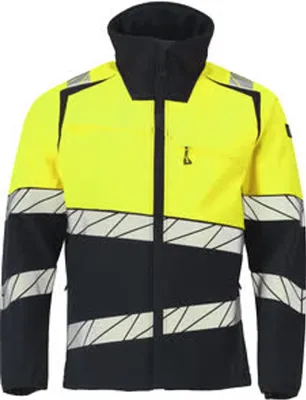 Produktbild von Mascot Softshelljacke 25002-246 Gr. XL schwarzblau/hi-vis gelb