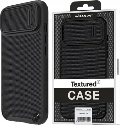 Immagine prodotto di Nillkin Custodia S testurizzata per Iphone 14 Pro Custodia blindata con copertura della fotocamera Nero