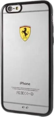 Immagine prodotto di Ferrari Custodia rigida Fehcp6Bk Iphone 6/6Sracing Shield Trasparente Nero