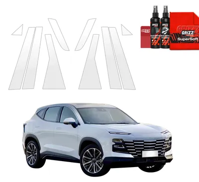 Obrázok produktu pre Ochranná fólia 10 v 1 Grizz Protector pre stĺpiky B a C – Jetour Dashing (2025–2026)