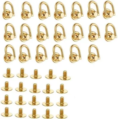 Immagine prodotto di Set di 20 viti a forma di anello "D" per progetti creativi e di bricolage