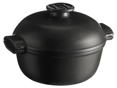 Zdjęcie produktu dla Emile Henry - Garnek okrągły ceramiczny 2L Delight Czarny