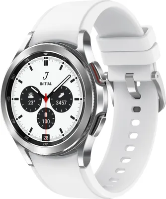 Produktbild von Samsung Galaxy Watch 4 Classic Silver LTE 42mm