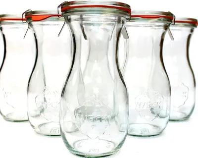 Obrázek produktu pro Lahev na džus Weck 290 ml, průměr 60. 6 kusů