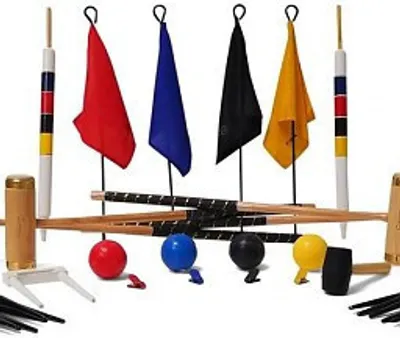 Produktbild von Junior Krockett Set- Wettkampfset, Aus Eco-Hartholz