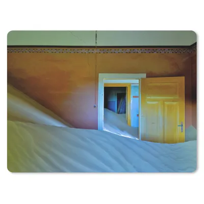 Produktbild von MuchoWow® Mauspad Mousepad Sand - Wüste - Tür - Architektur 23x19 cm - Mousepads - Maus Mat - Pad - Mausunterlage - Schreibtischunterlage - Mauspad
