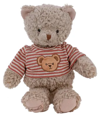 Produktbild von Bukowski Teddybär Colin grau/rot mit T-Shirt 25 cm